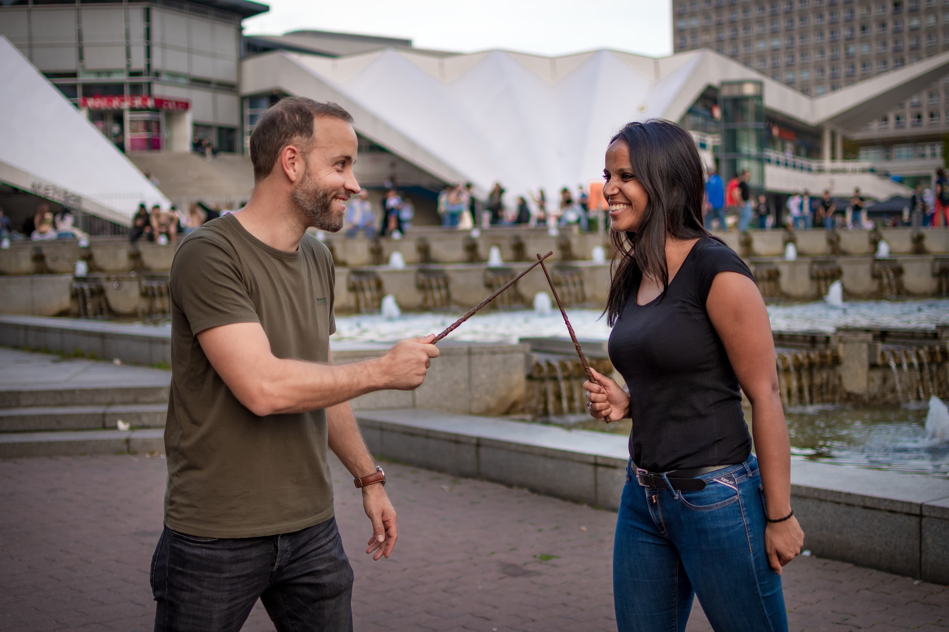 Spannendes Zauberduell beim Outdoor-Escape-Game in Bautzen